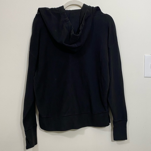 Victoria’s Secret VSX Sport Women's Size Small Black Fleece Sweatshirt Hooded - Picture 6 of 9